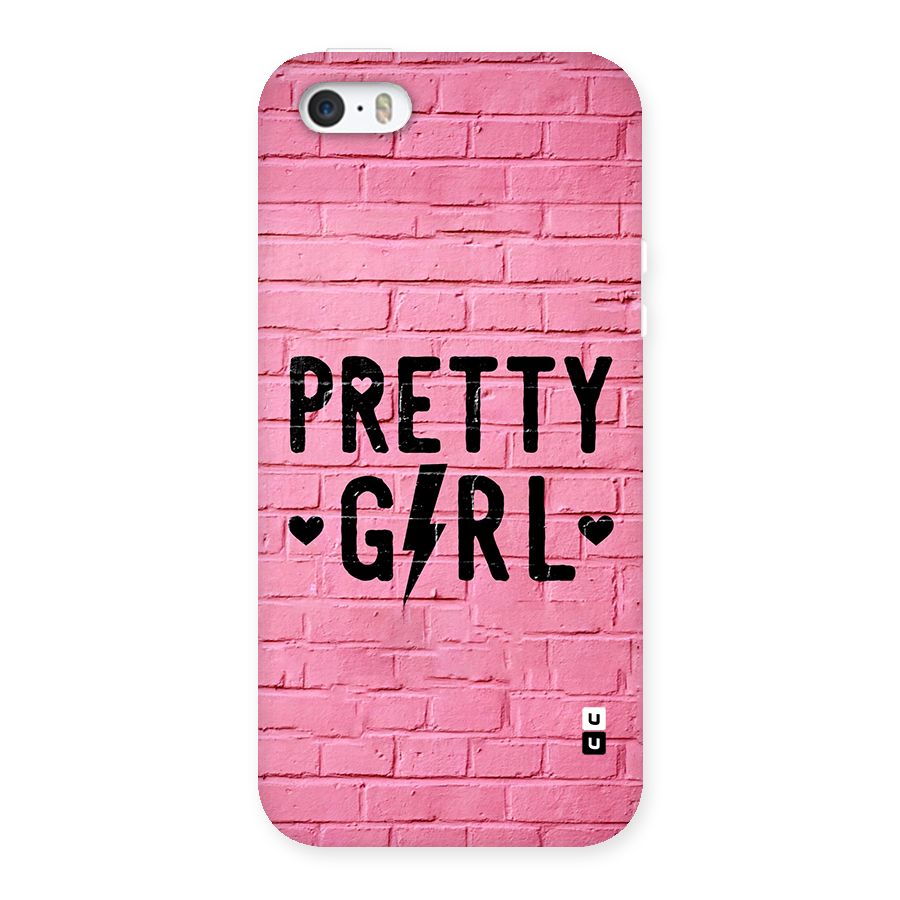 Pretty Girl Wall Back Case for iPhone SE 2016