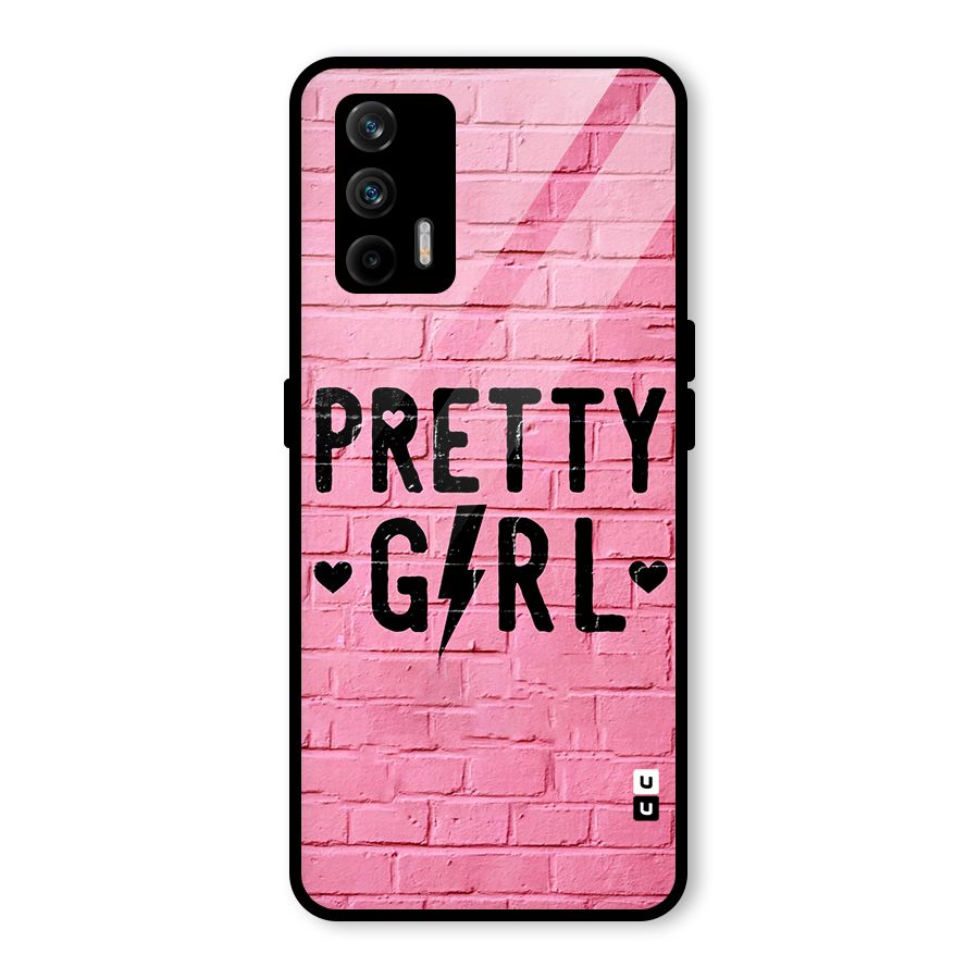 Pretty Girl Wall Glass Back Case for Realme X7 Max
