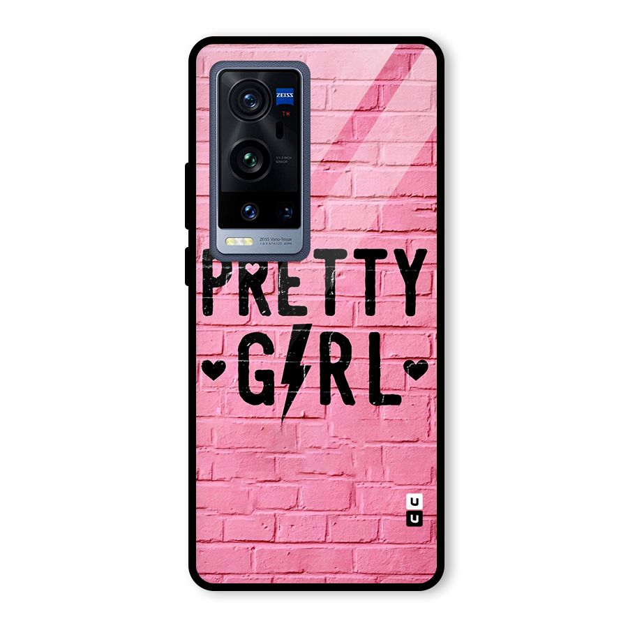 Pretty Girl Wall Glass Back Case for Vivo X60 Pro Plus