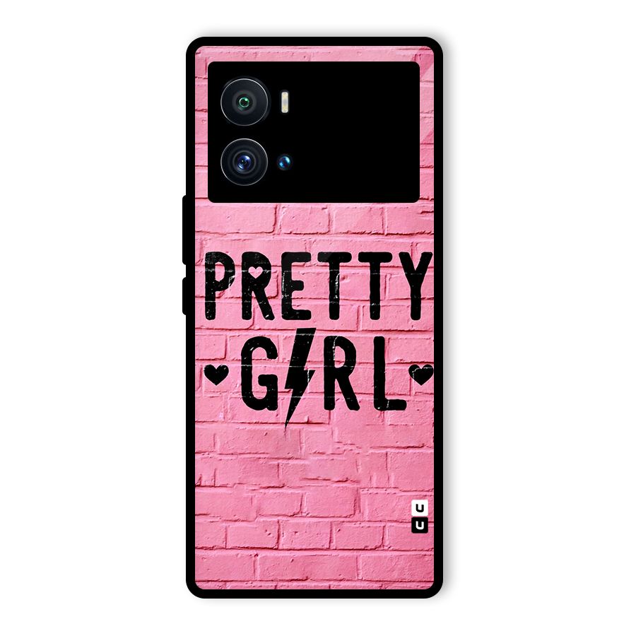 Pretty Girl Wall Glass Back Case for Vivo iQOO 9 Pro