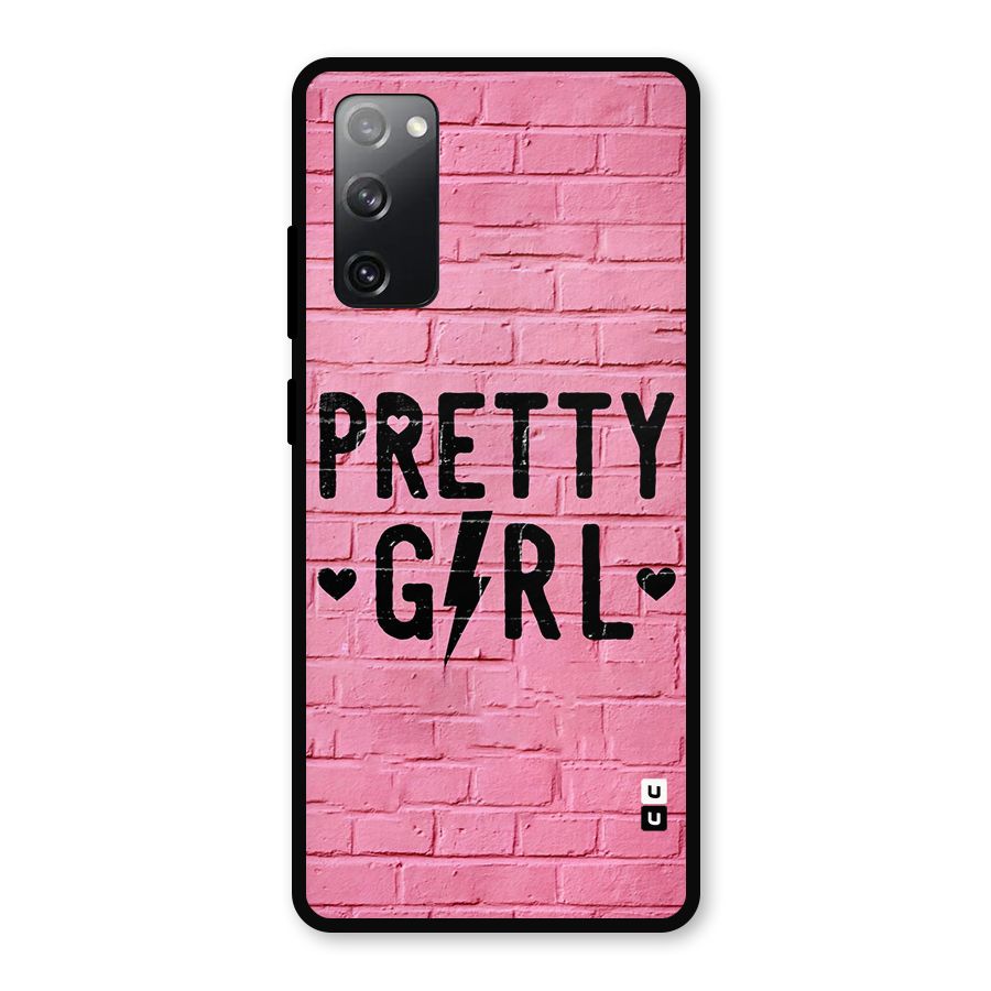 Pretty Girl Wall Metal Back Case for Galaxy S20 FE 5G