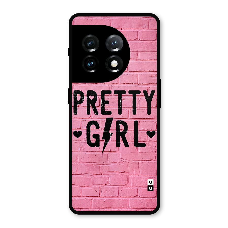 Pretty Girl Wall Metal Back Case for OnePlus 11