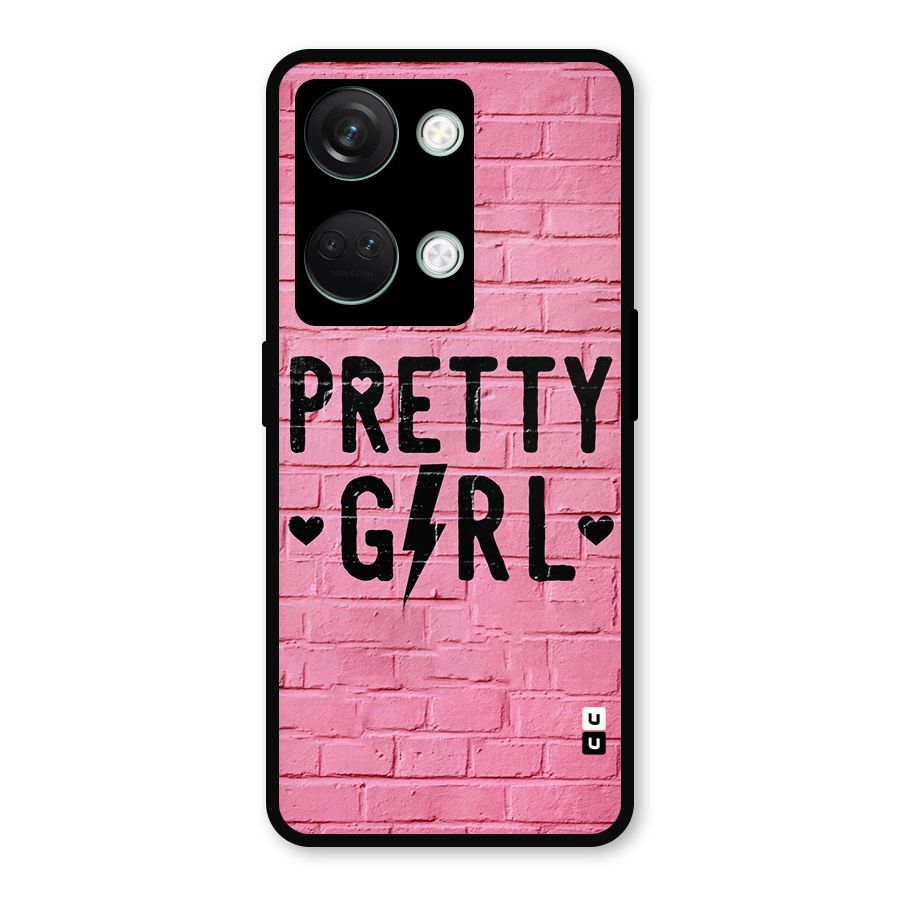 Pretty Girl Wall Metal Back Case for OnePlus Nord 3