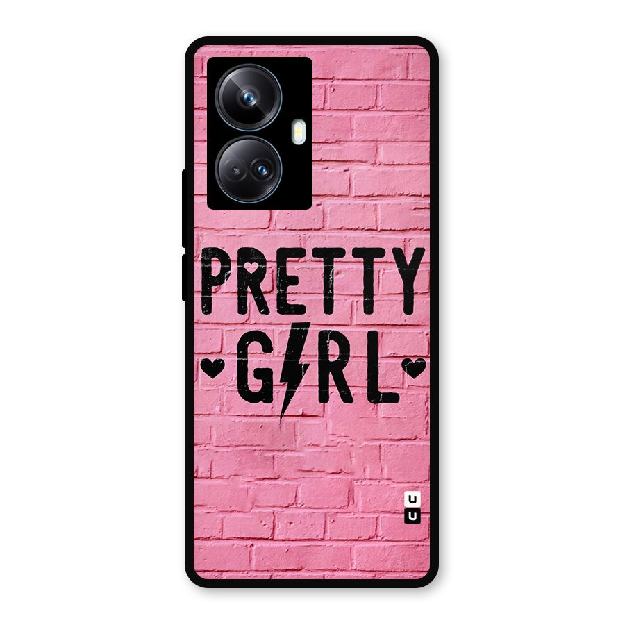 Pretty Girl Wall Metal Back Case for Realme 10 Pro Plus
