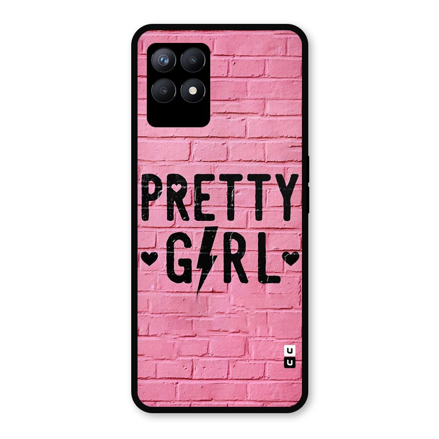 Pretty Girl Wall Metal Back Case for Realme Narzo 50