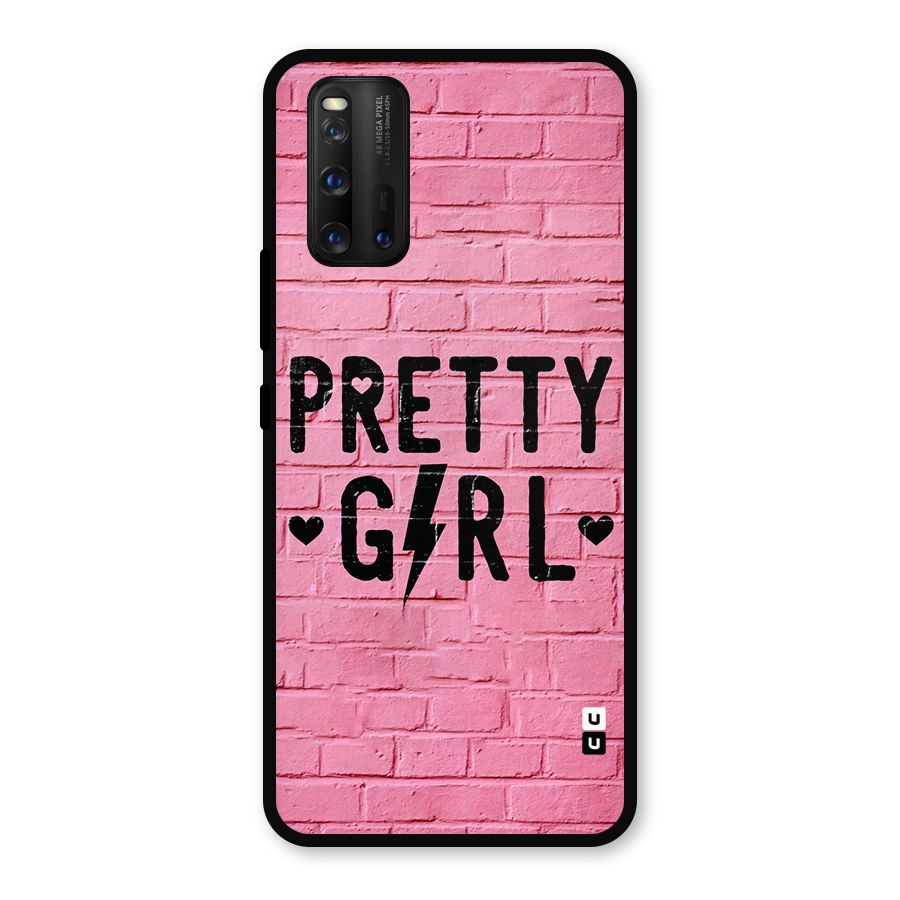 Pretty Girl Wall Metal Back Case for iQOO 3