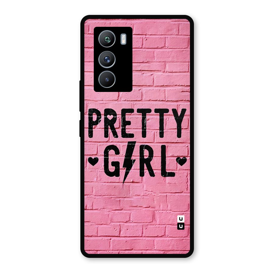 Pretty Girl Wall Metal Back Case for iQOO 9 SE