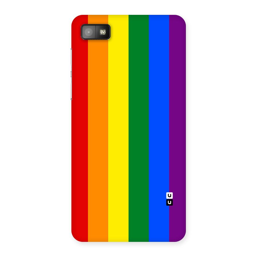 Pride Rainbow Stripes Back Case for Blackberry Z10