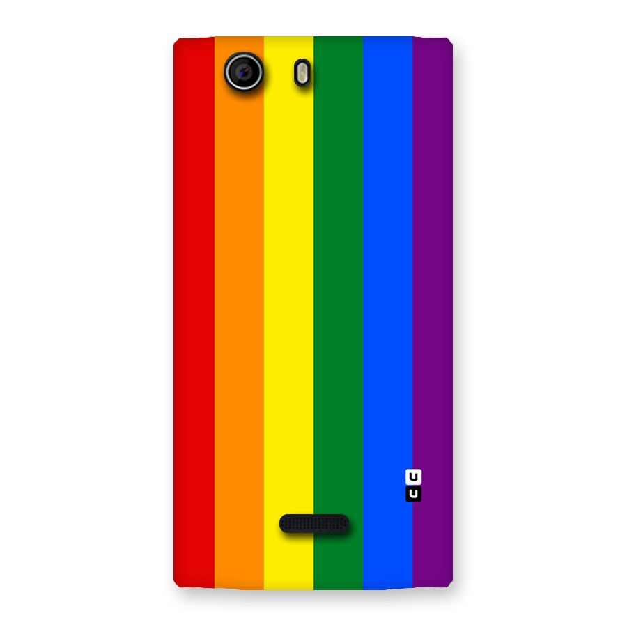 Pride Rainbow Stripes Back Case for Canvas Nitro 2 E311