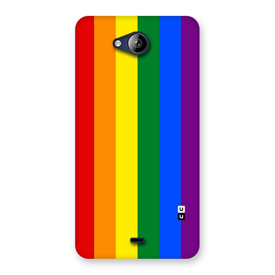 Pride Rainbow Stripes Back Case for Canvas Play Q355