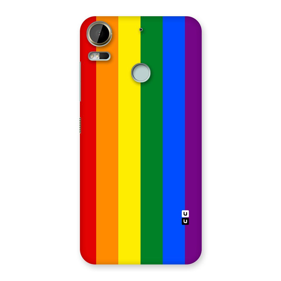 Pride Rainbow Stripes Back Case for Desire 10 Pro