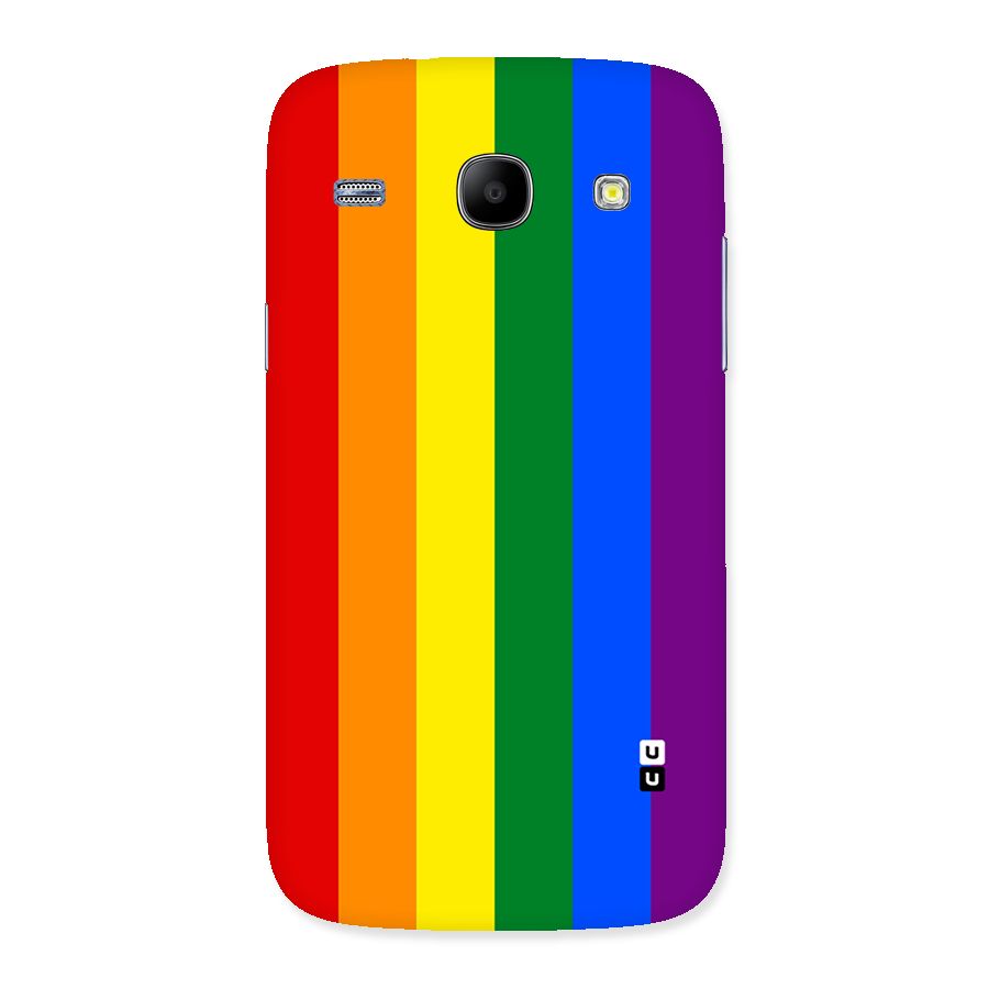 Pride Rainbow Stripes Back Case for Galaxy Core