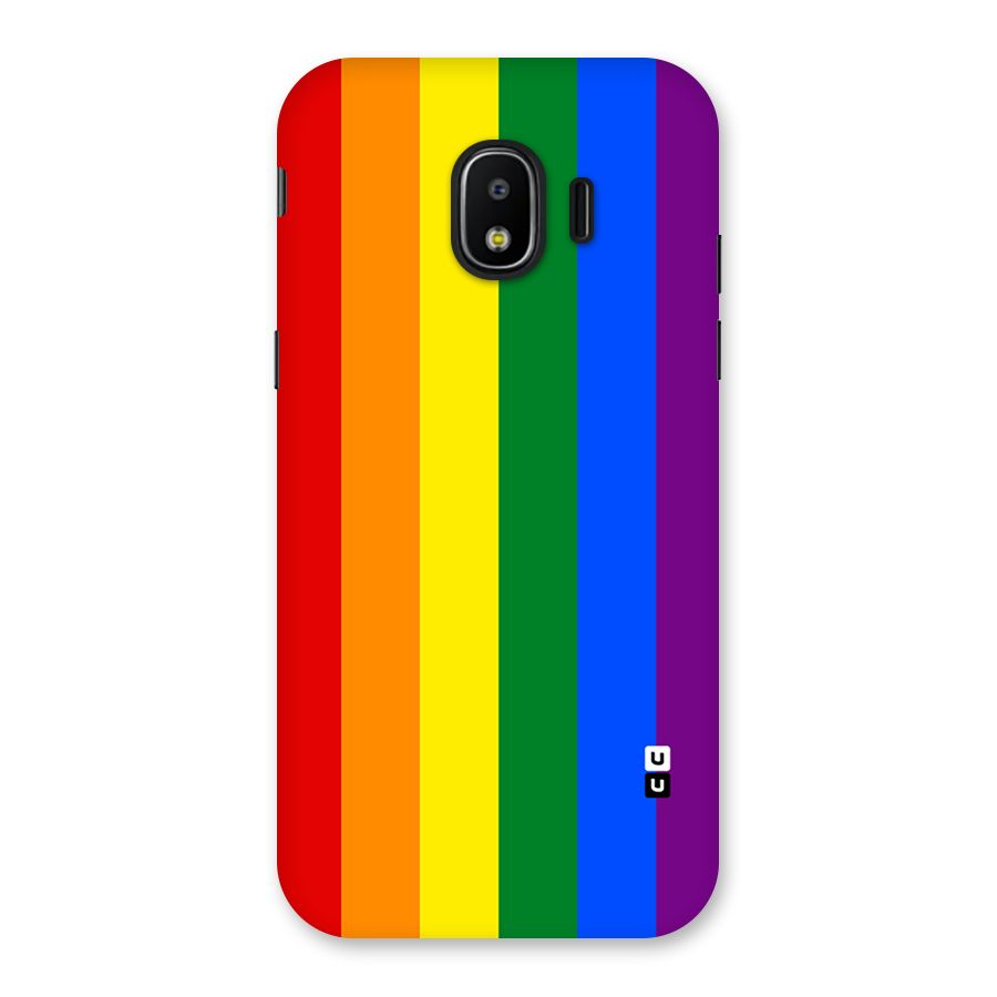 Pride Rainbow Stripes Back Case for Galaxy J2 Pro 2018