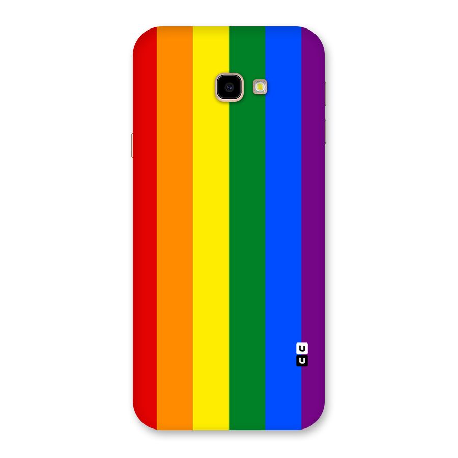 Pride Rainbow Stripes Back Case for Galaxy J4 Plus