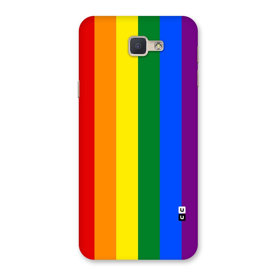 Pride Rainbow Stripes Back Case for Galaxy J5 Prime