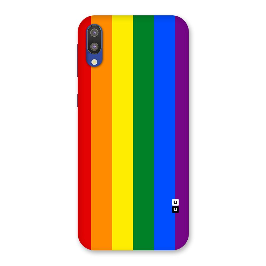 Pride Rainbow Stripes Back Case for Galaxy M10