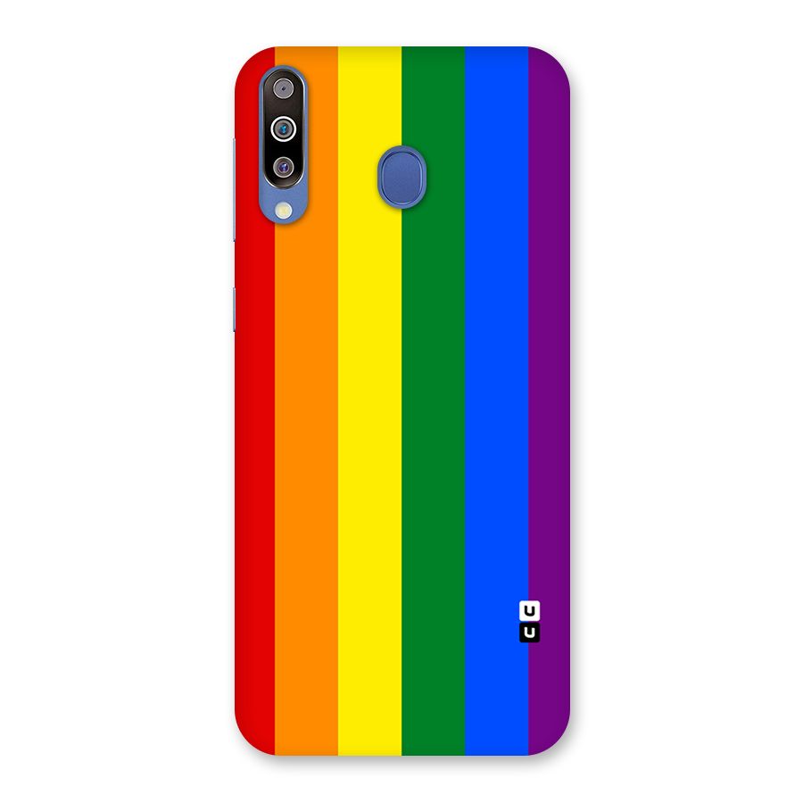 Pride Rainbow Stripes Back Case for Galaxy M30