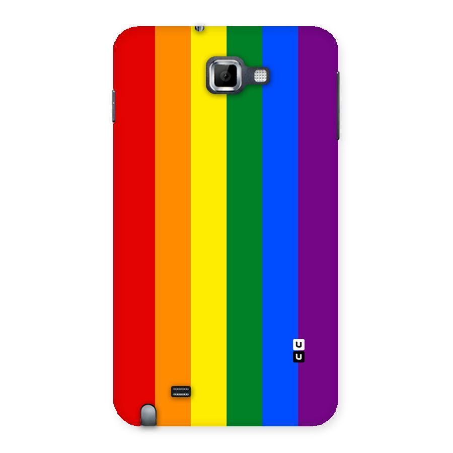 Pride Rainbow Stripes Back Case for Galaxy Note