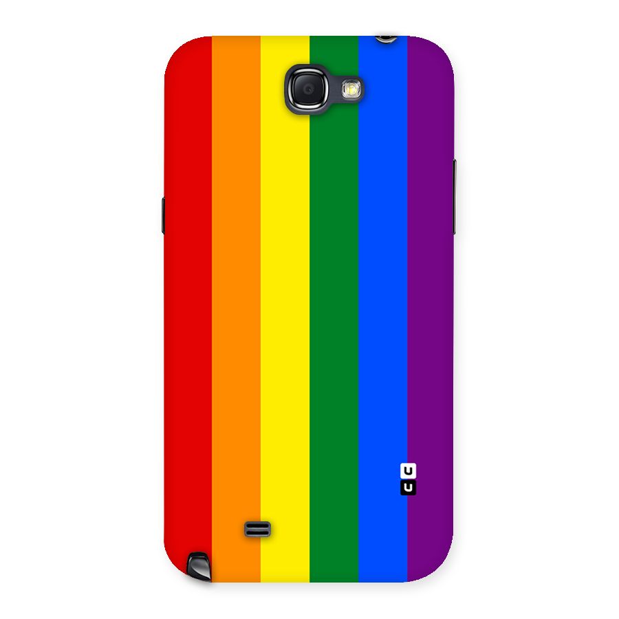 Pride Rainbow Stripes Back Case for Galaxy Note 2