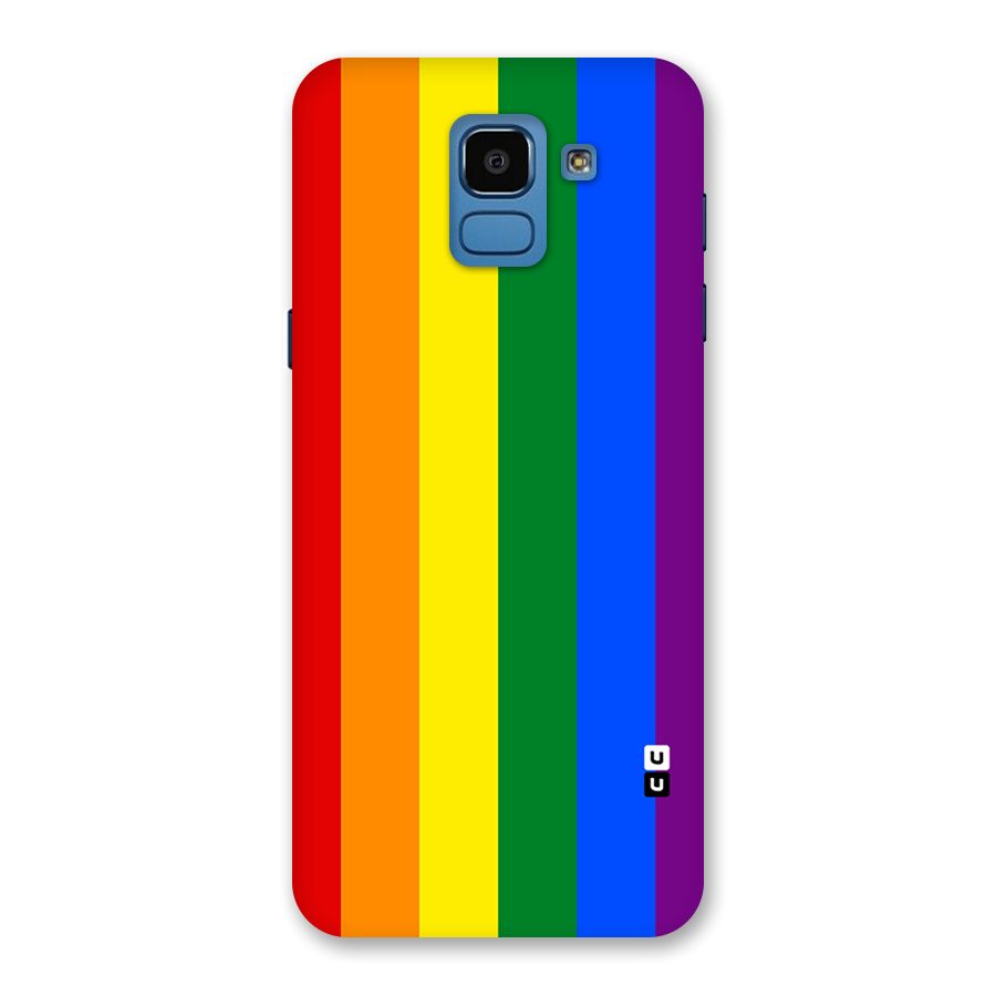Pride Rainbow Stripes Back Case for Galaxy On6