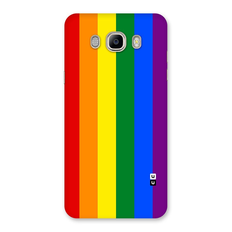 Pride Rainbow Stripes Back Case for Galaxy On8