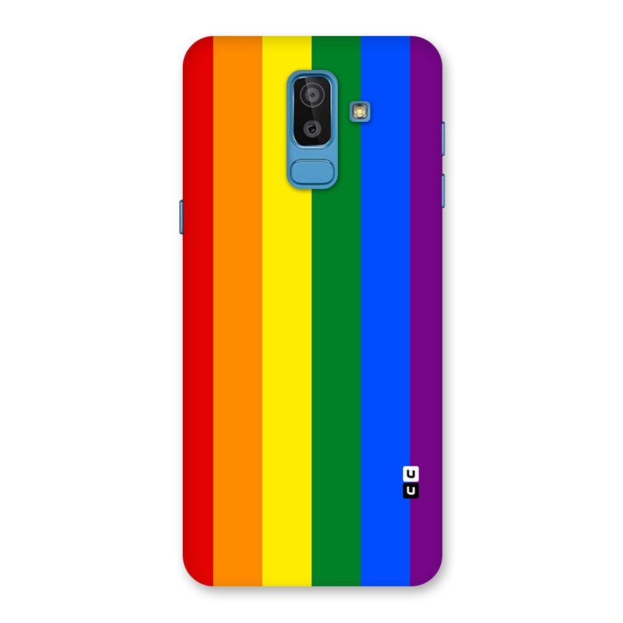 Pride Rainbow Stripes Back Case for Galaxy On8 (2018)