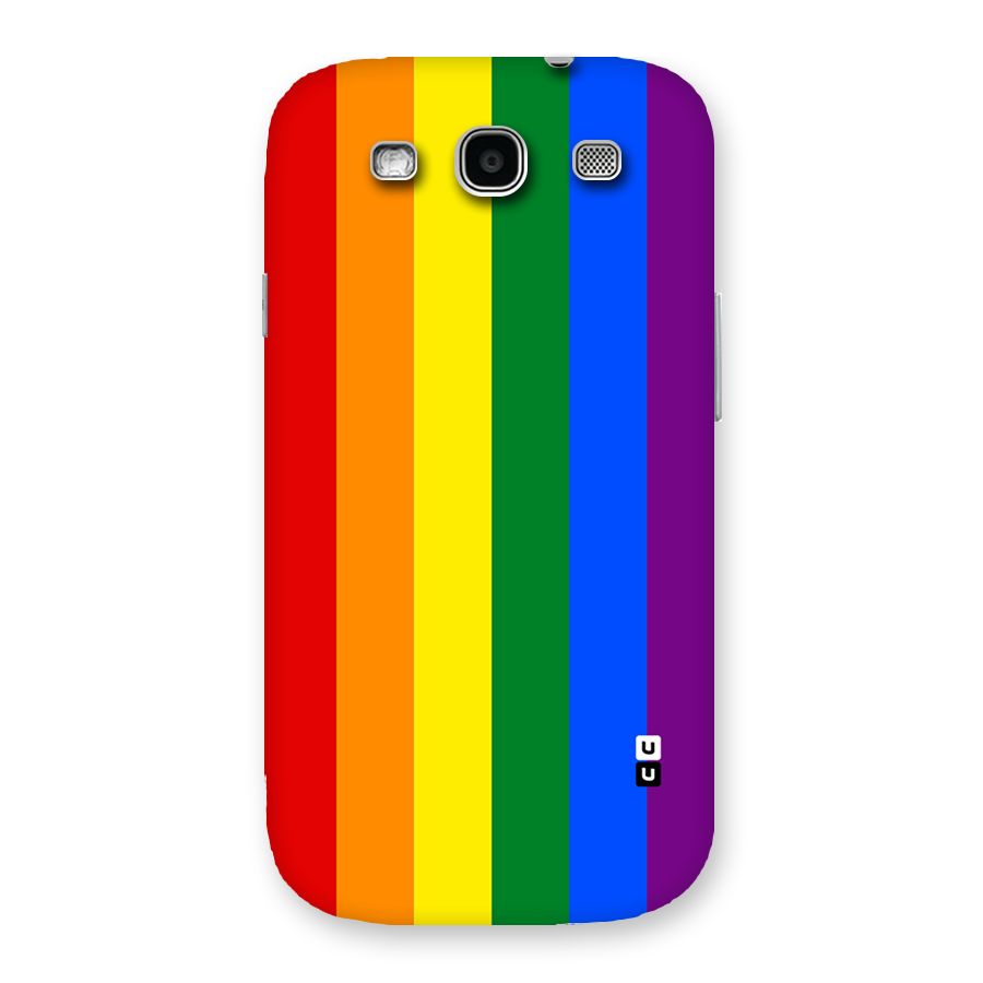 Pride Rainbow Stripes Back Case for Galaxy S3