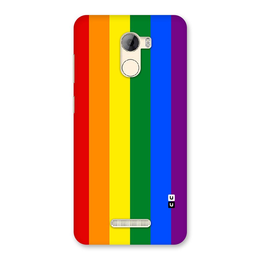 Pride Rainbow Stripes Back Case for Gionee A1 LIte