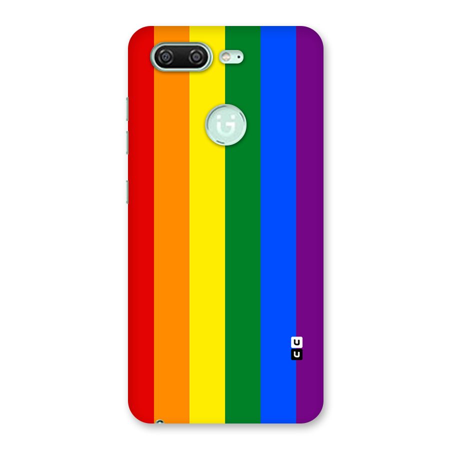 Pride Rainbow Stripes Back Case for Gionee S10