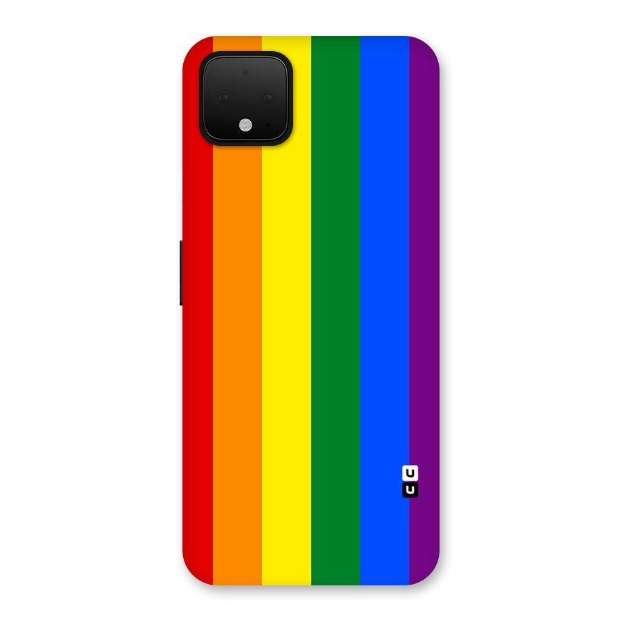 Pride Rainbow Stripes Back Case for Google Pixel 4 XL
