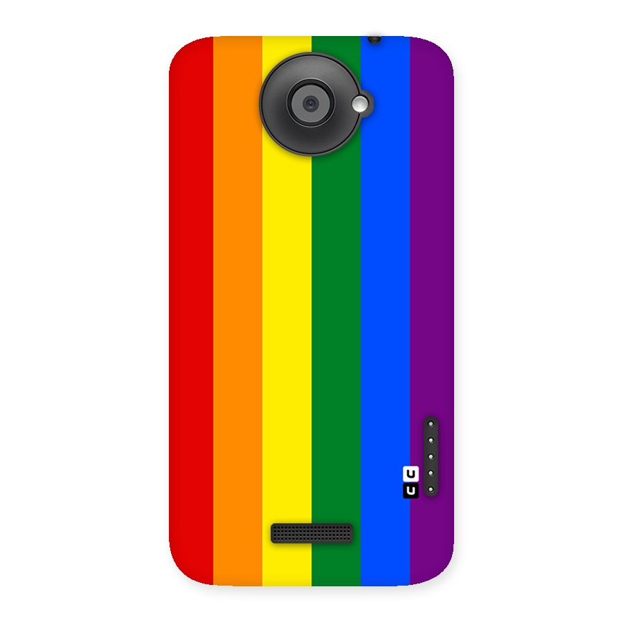 Pride Rainbow Stripes Back Case for HTC One X