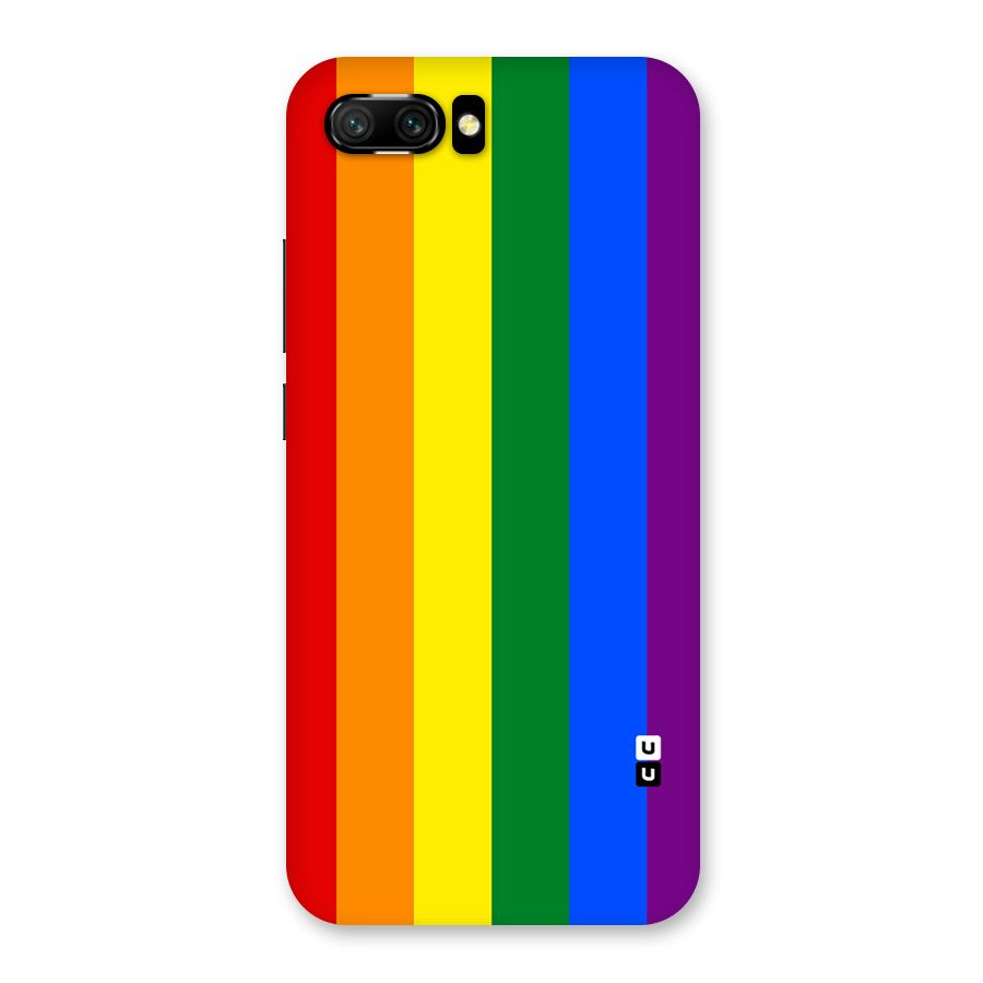 Pride Rainbow Stripes Back Case for Honor 10