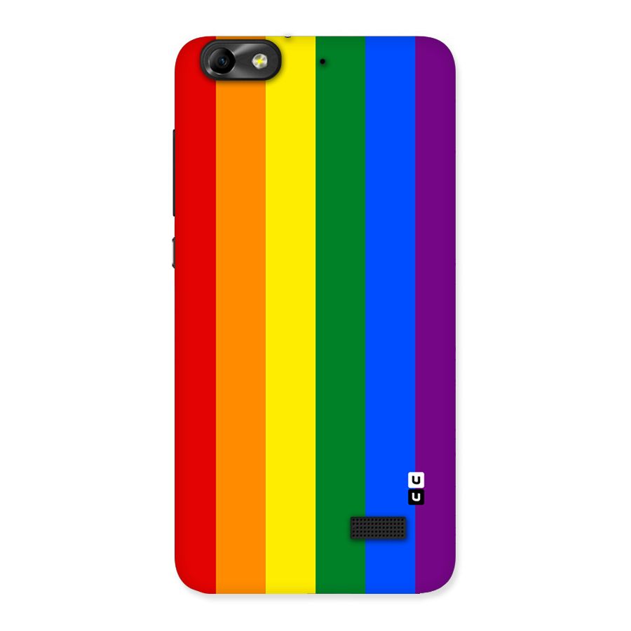 Pride Rainbow Stripes Back Case for Honor 4C