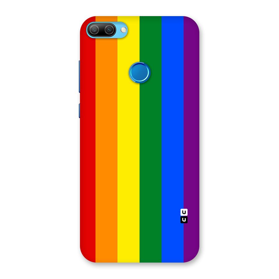 Pride Rainbow Stripes Back Case for Honor 9N