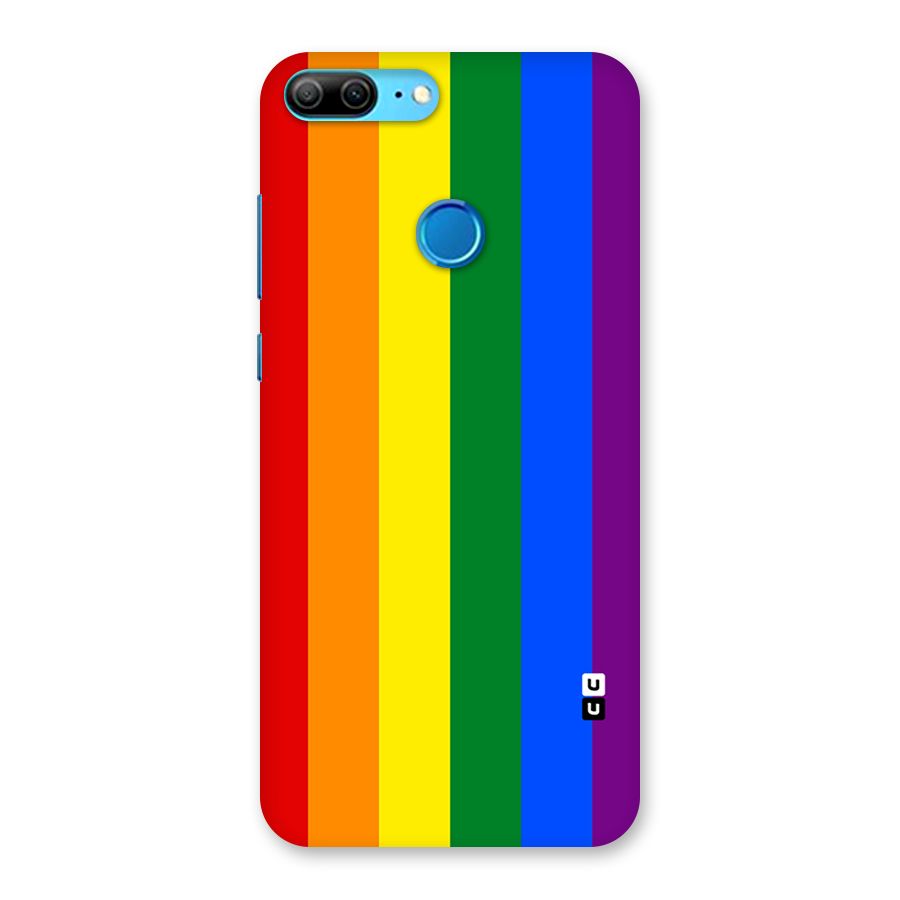 Pride Rainbow Stripes Back Case for Honor 9 Lite