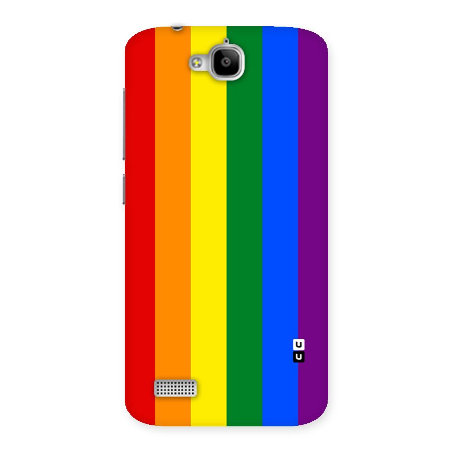 Pride Rainbow Stripes Back Case for Honor Holly