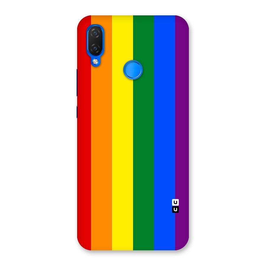 Pride Rainbow Stripes Back Case for Huawei P Smart+
