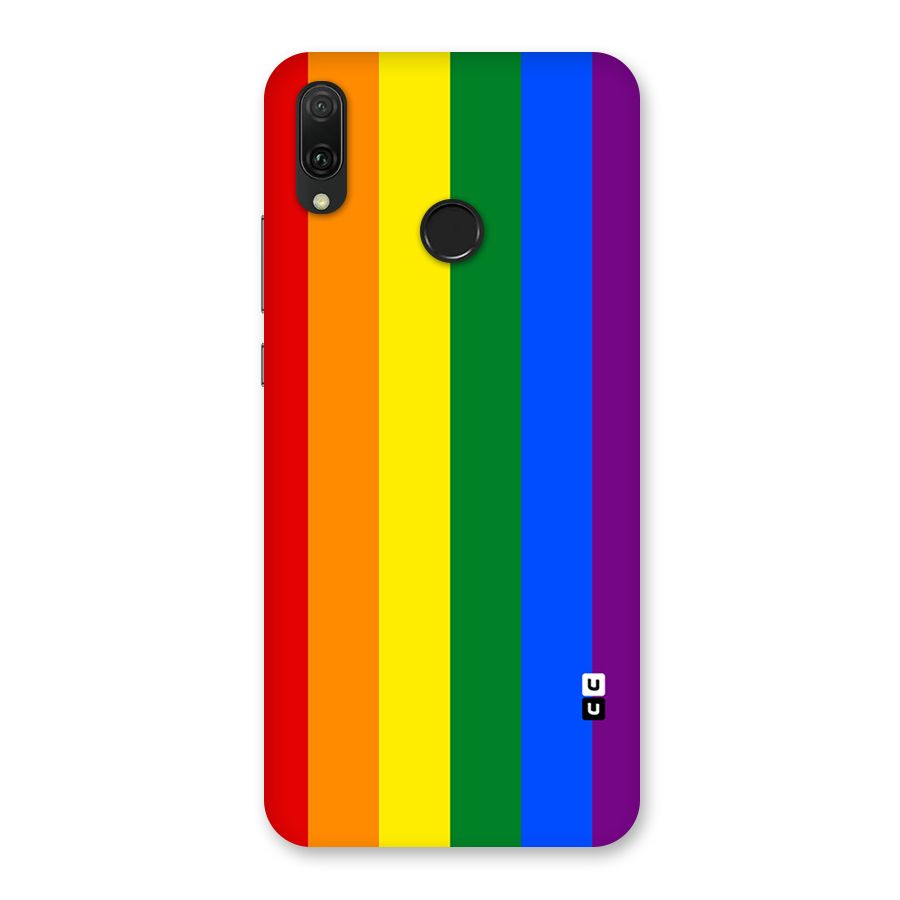 Pride Rainbow Stripes Back Case for Huawei Y9 (2019)