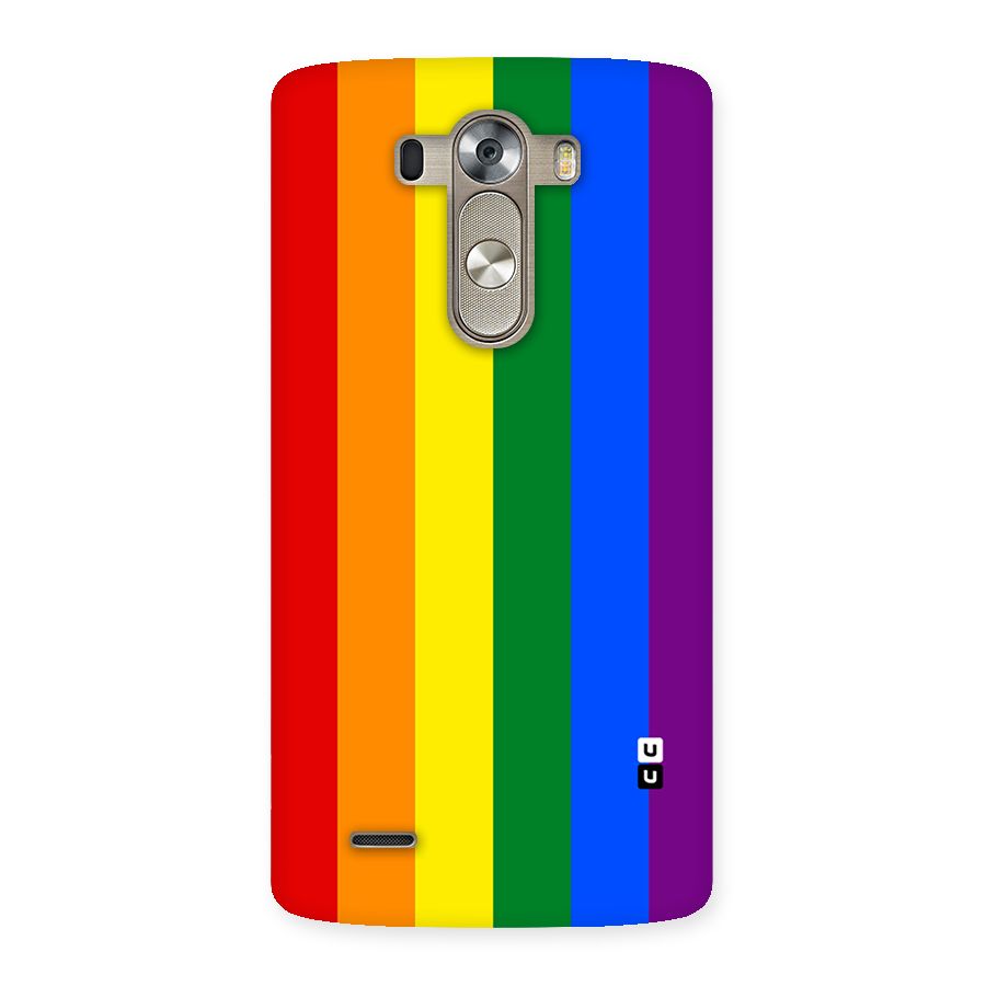 Pride Rainbow Stripes Back Case for LG G3
