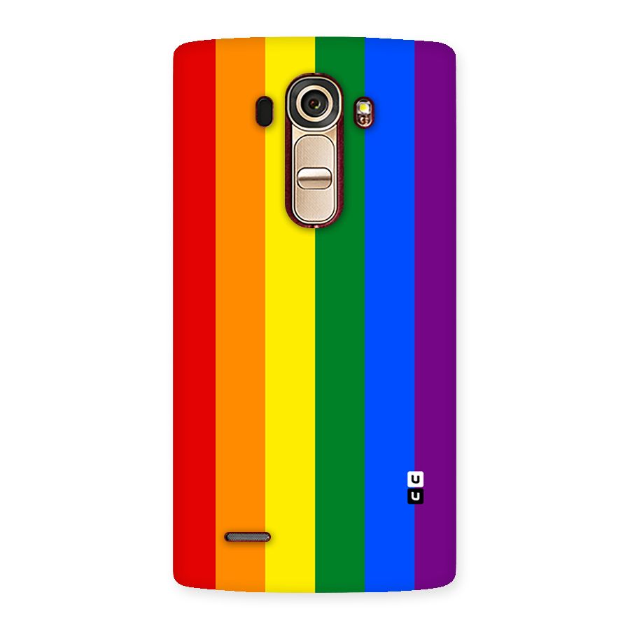 Pride Rainbow Stripes Back Case for LG G4