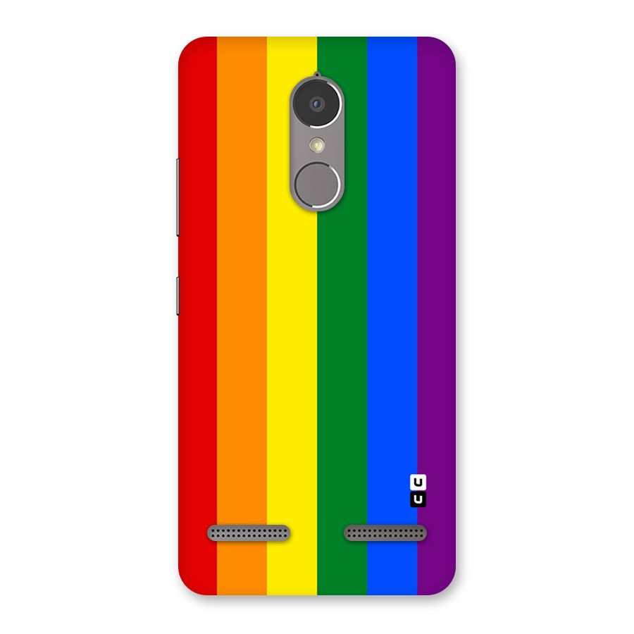 Pride Rainbow Stripes Back Case for Lenovo K6