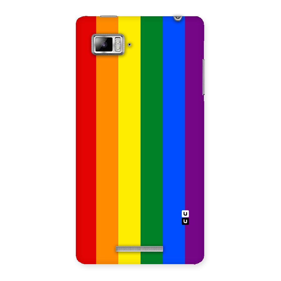 Pride Rainbow Stripes Back Case for Lenovo Vibe Z K910