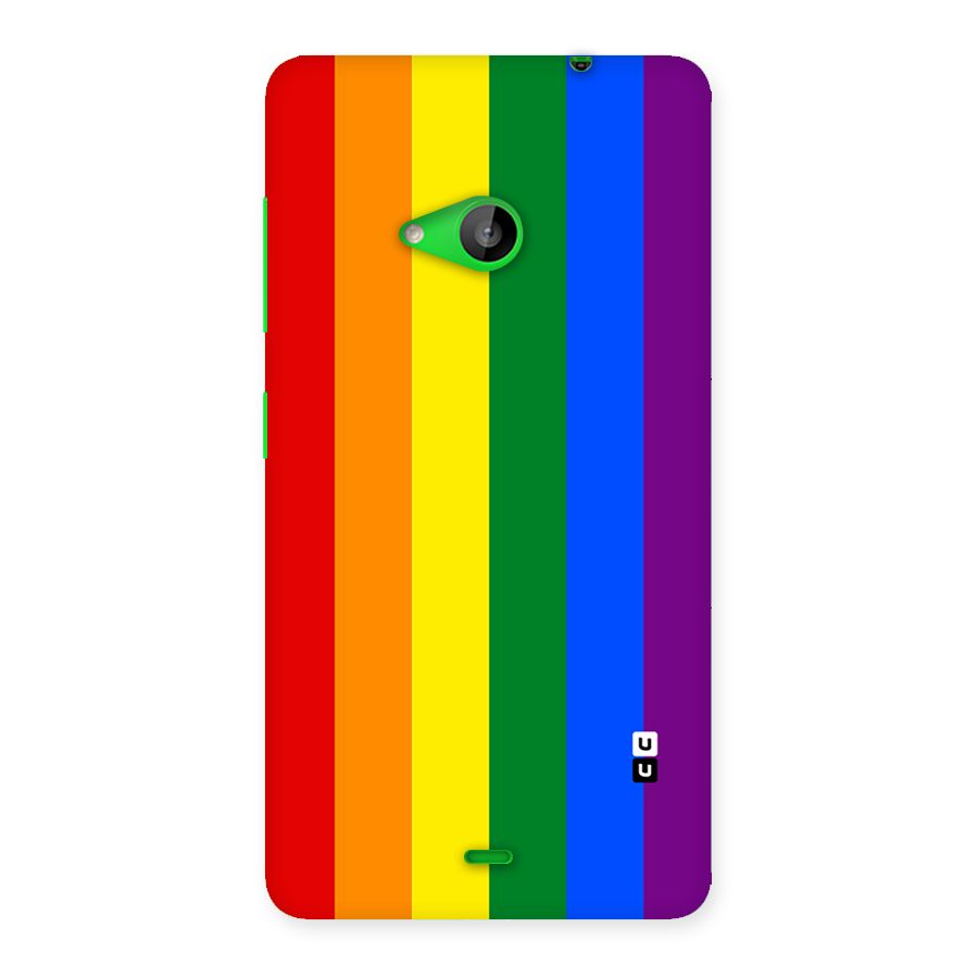 Pride Rainbow Stripes Back Case for Lumia 535