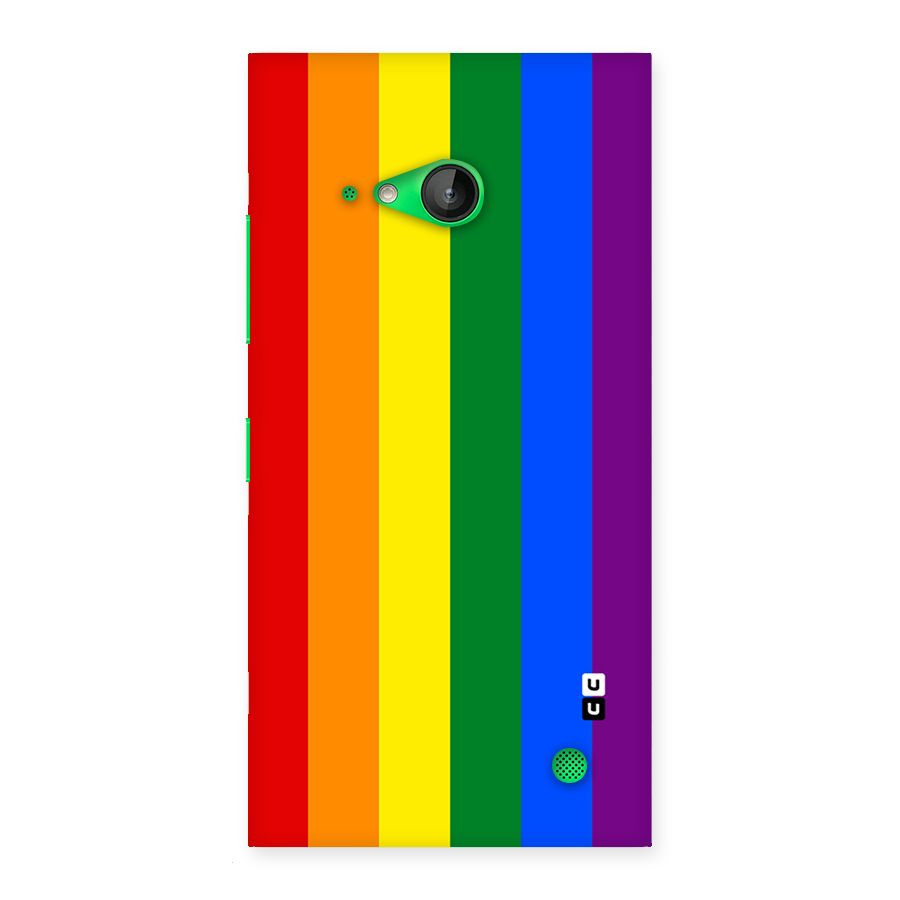 Pride Rainbow Stripes Back Case for Lumia 730