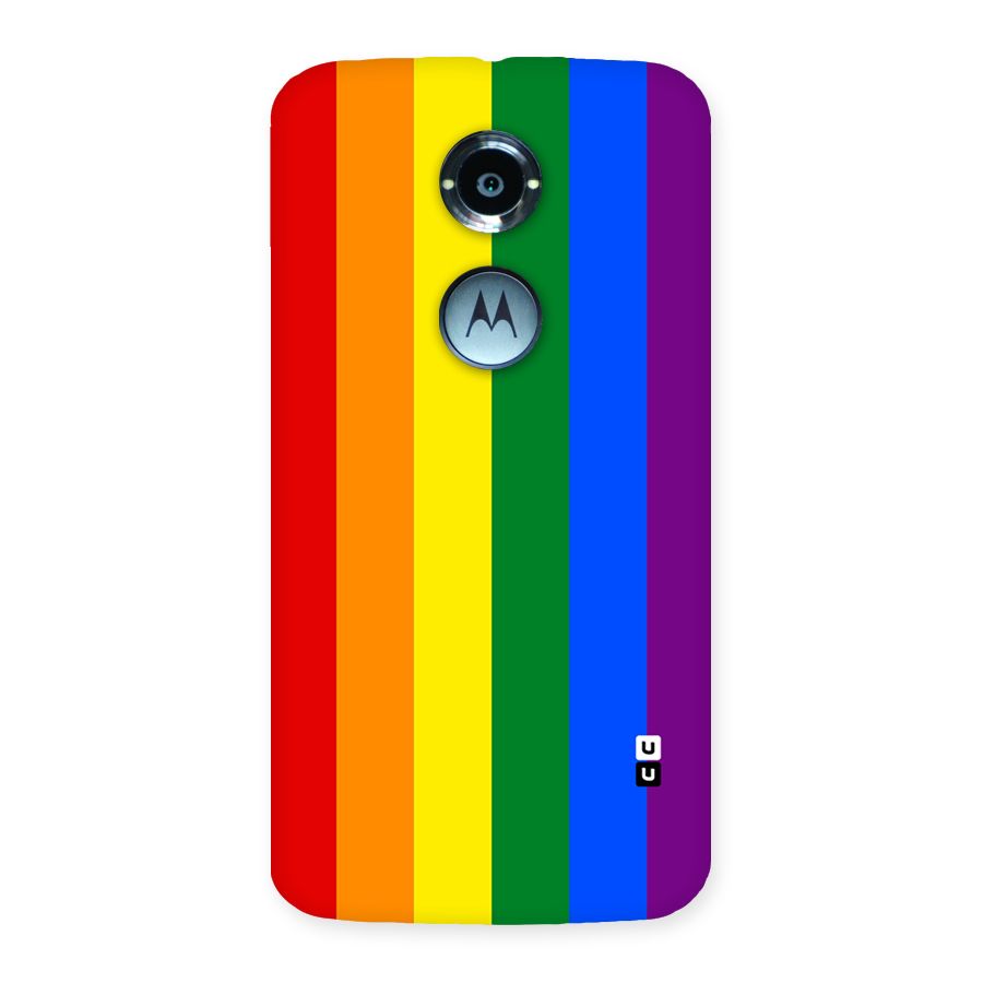 Pride Rainbow Stripes Back Case for Moto X 2nd Gen