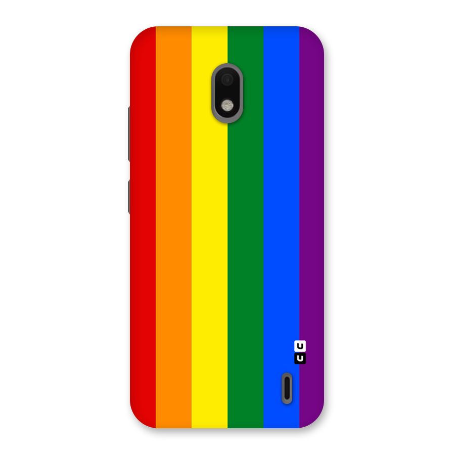 Pride Rainbow Stripes Back Case for Nokia 2.2