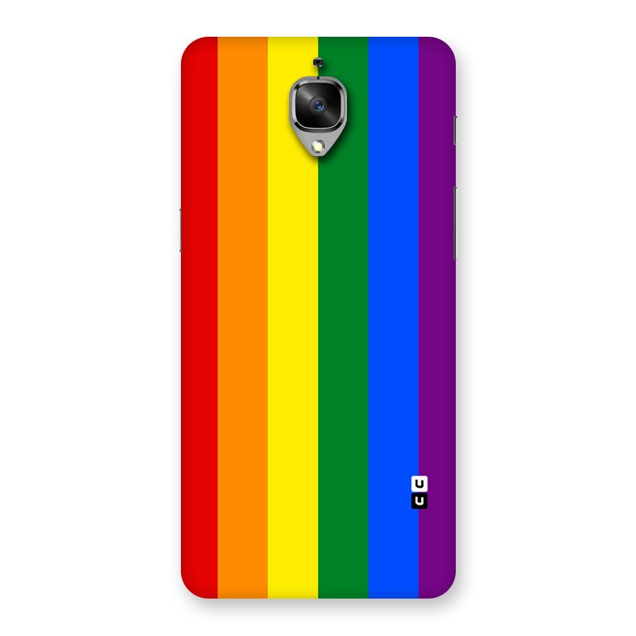 Pride Rainbow Stripes Back Case for OnePlus 3