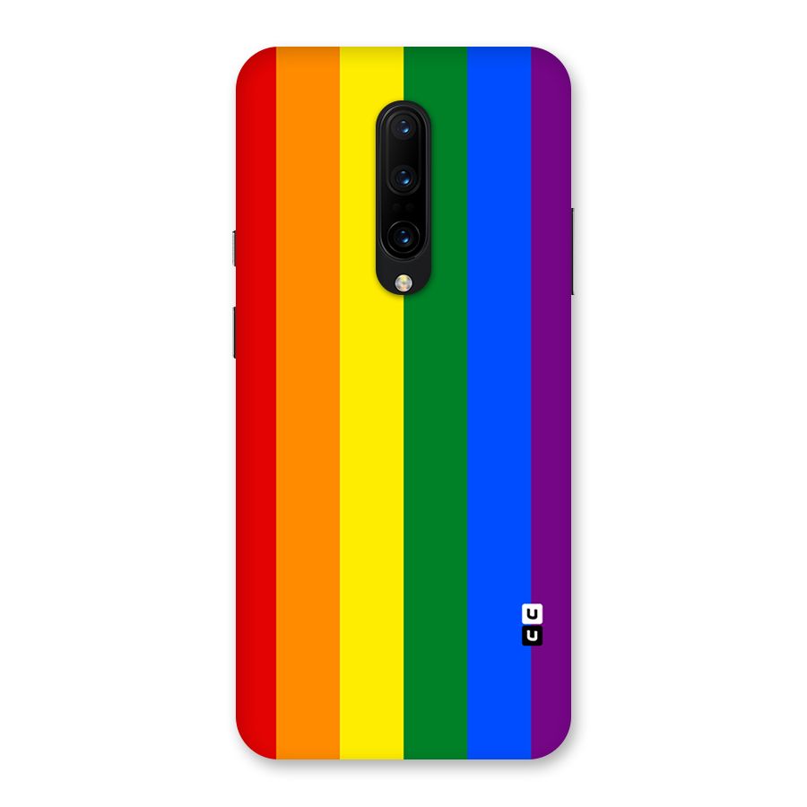 Pride Rainbow Stripes Back Case for OnePlus 7 Pro