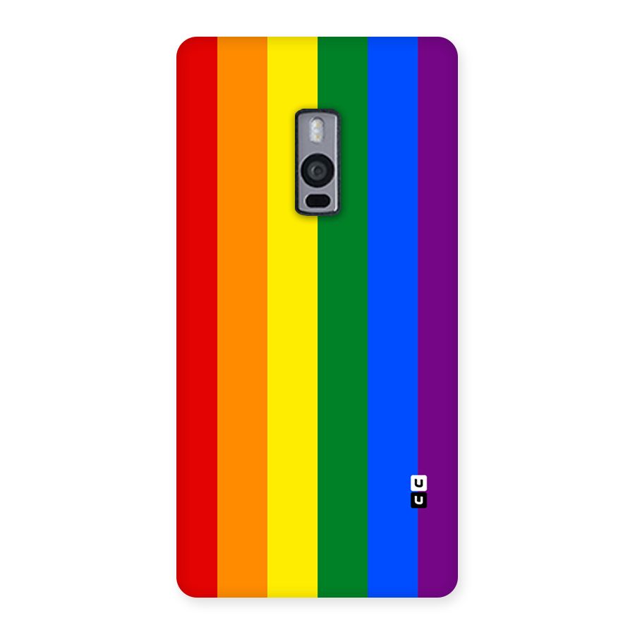 Pride Rainbow Stripes Back Case for OnePlus Two