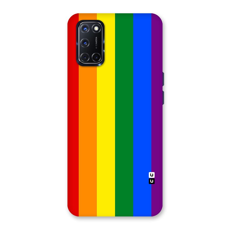 Pride Rainbow Stripes Back Case for Oppo A52